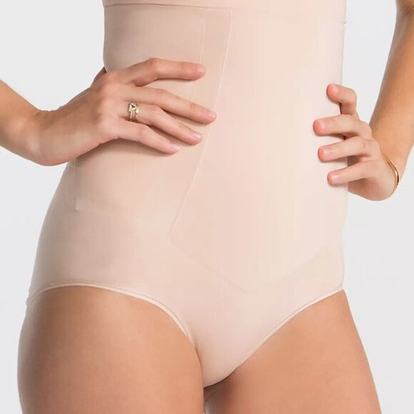 Spanx OnCore Shapewear High Waisted Brief Beige Size XL - Picture 1 of 7
